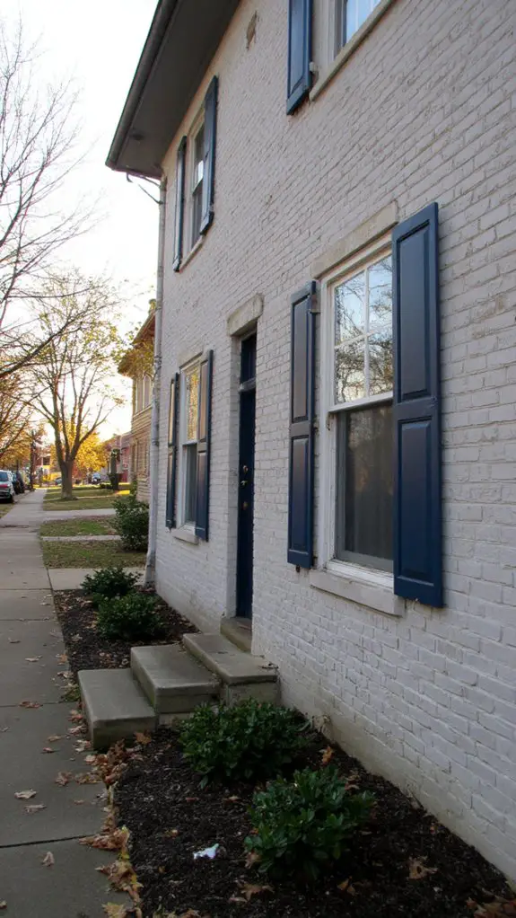 timeless louvered shutter charm