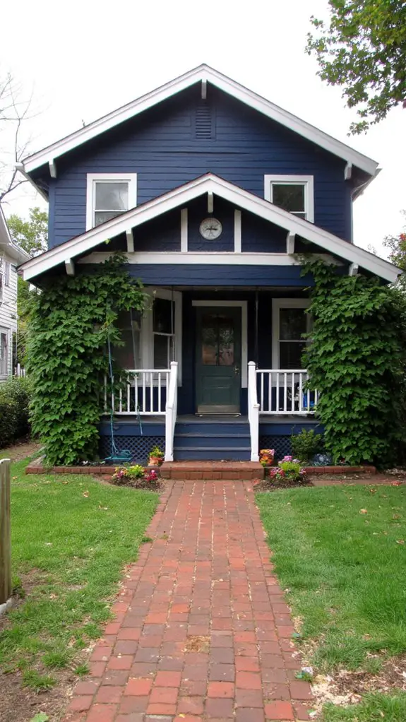 timeless navy blue elegance