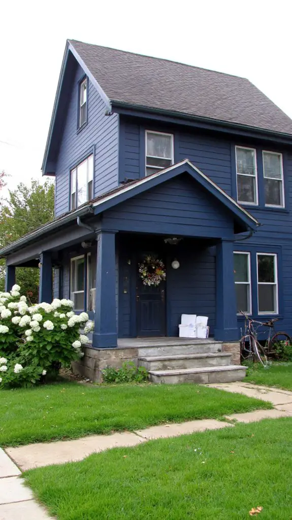 timeless navy blue elegance