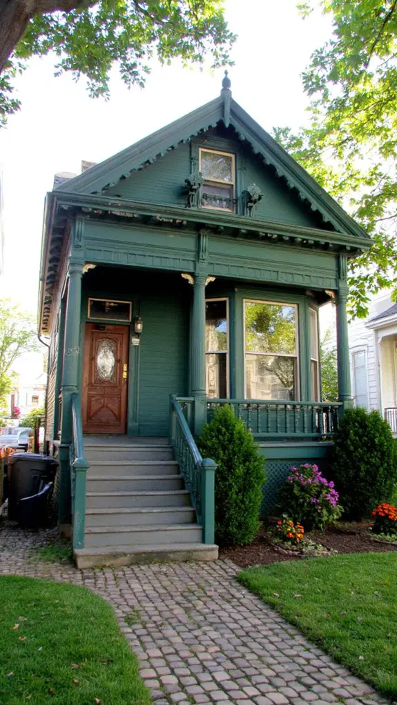 timeless victorian green beauty