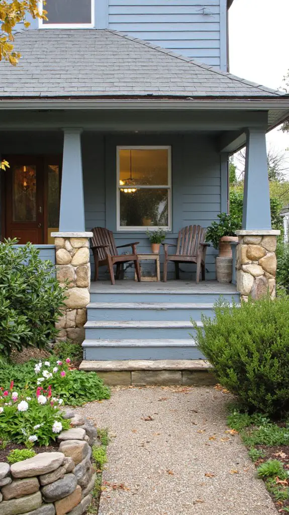 timeless warm exterior combination