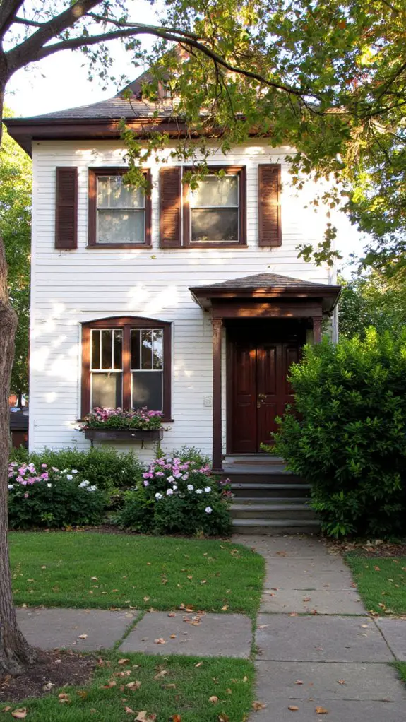 timeless white and brown