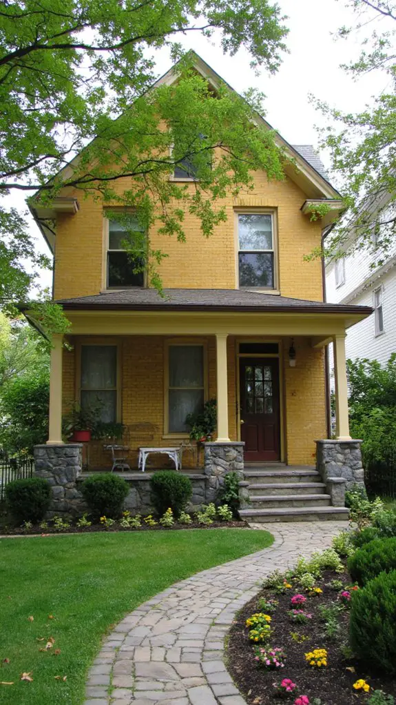 timeless yellow brick elegance