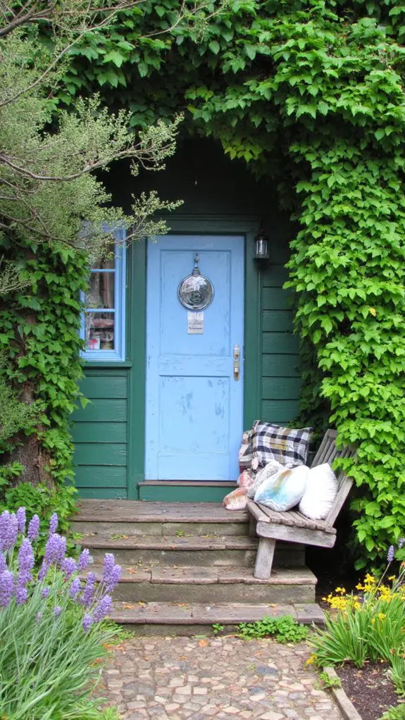 tranquil and inviting entrance