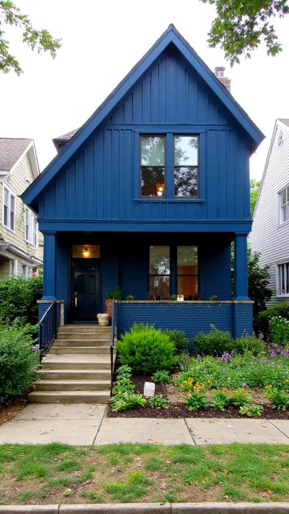 tranquil deep ocean blue