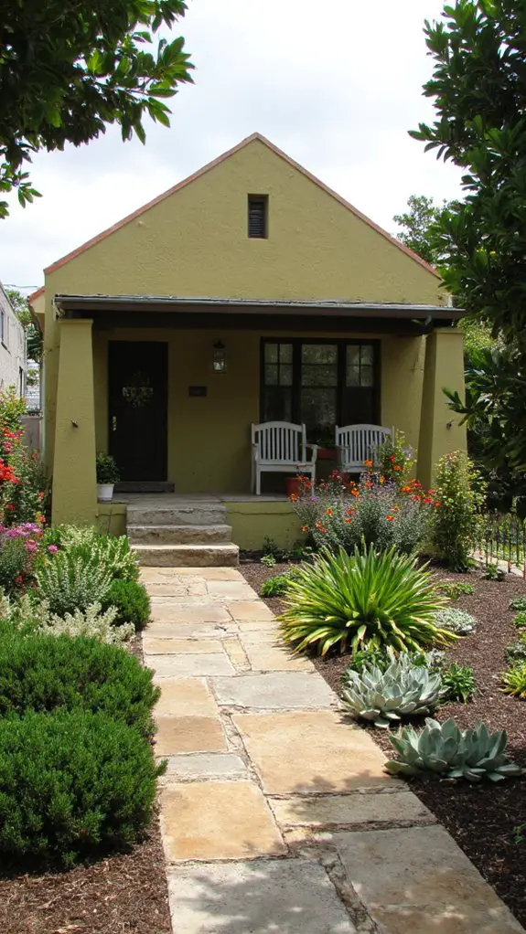 tranquil earthy green retreat