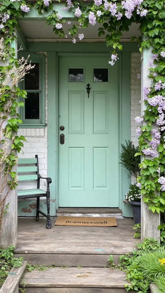 tranquil green garden ambiance
