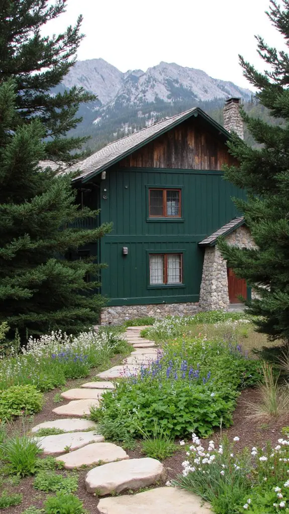 tranquil green mountain retreat