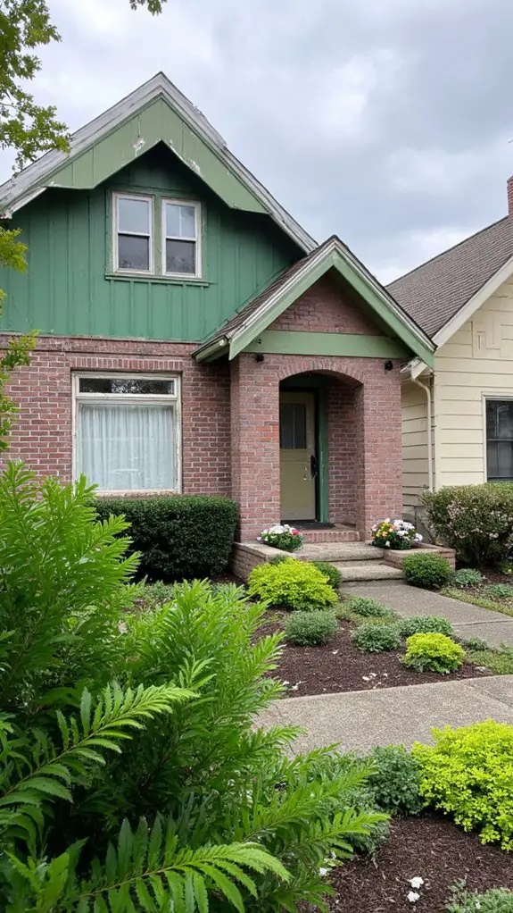 tranquil home exterior palette