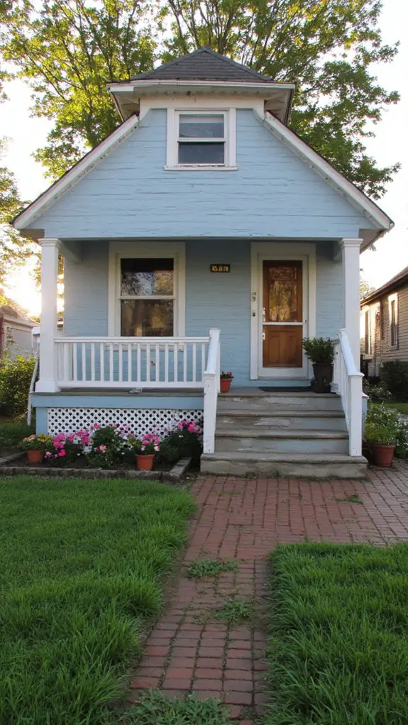 tranquil ice blue retreat