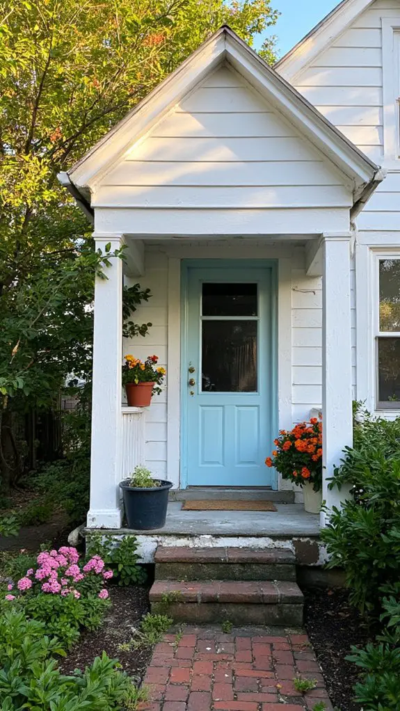 tranquil inviting pale blue