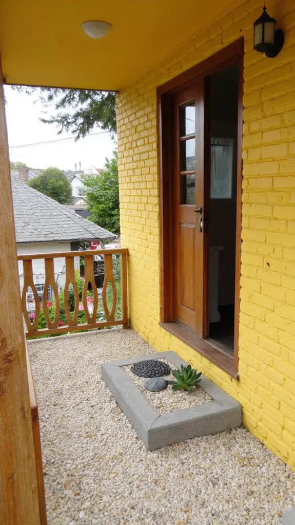 tranquil minimalist zen garden