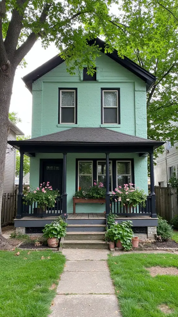tranquil mint green retreat