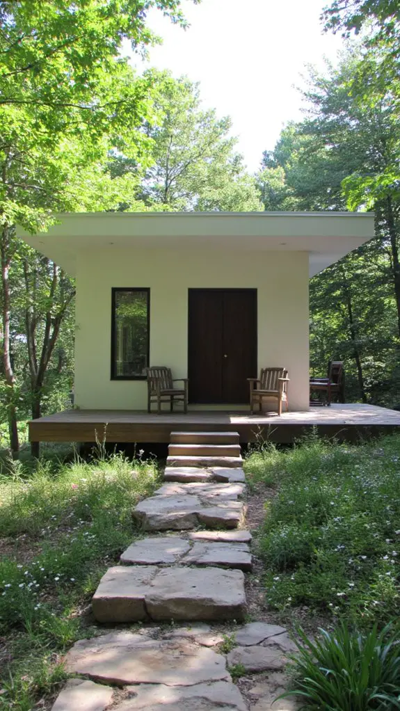 tranquil modern minimalist retreat