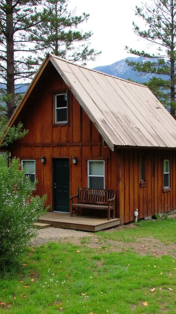 tranquil mountain retreat home