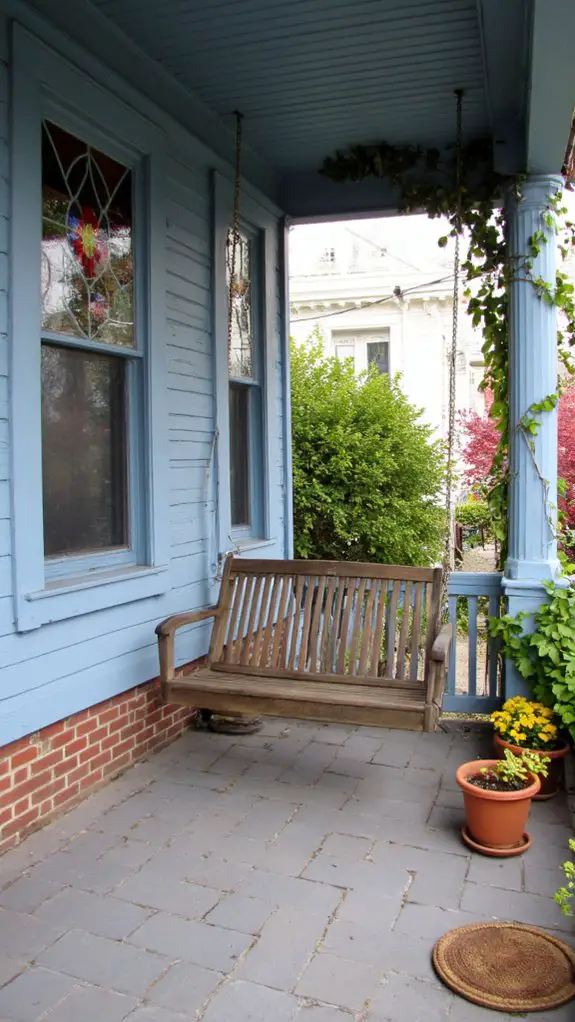 tranquil pale azure retreat