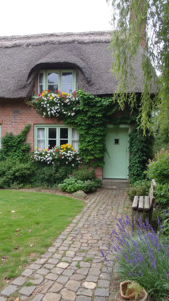 tranquil retreat with greenery