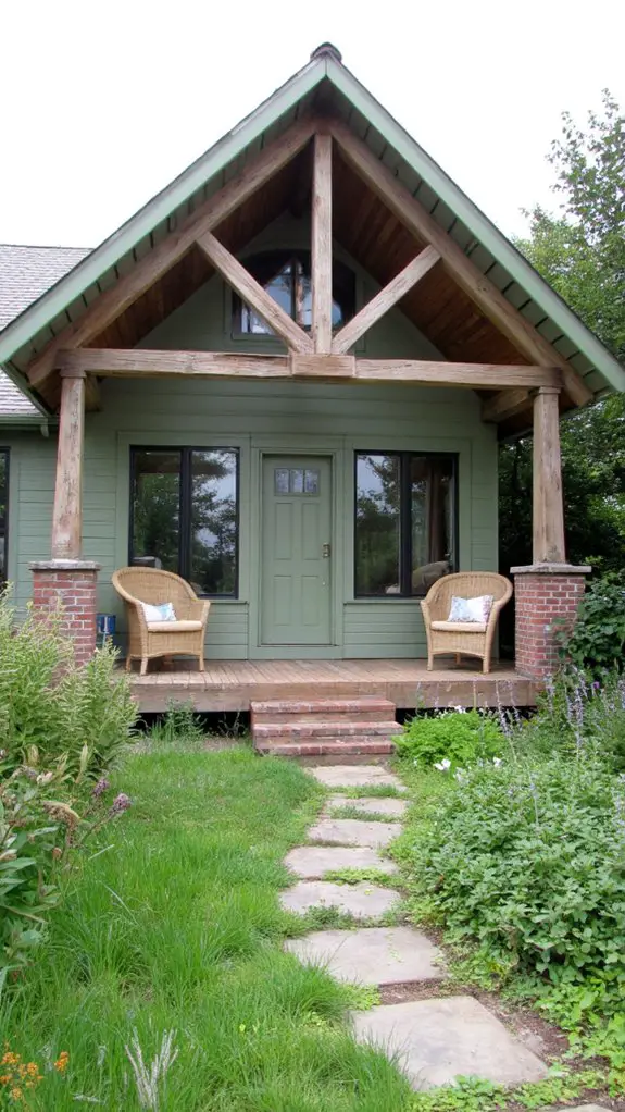 tranquil rustic green elegance