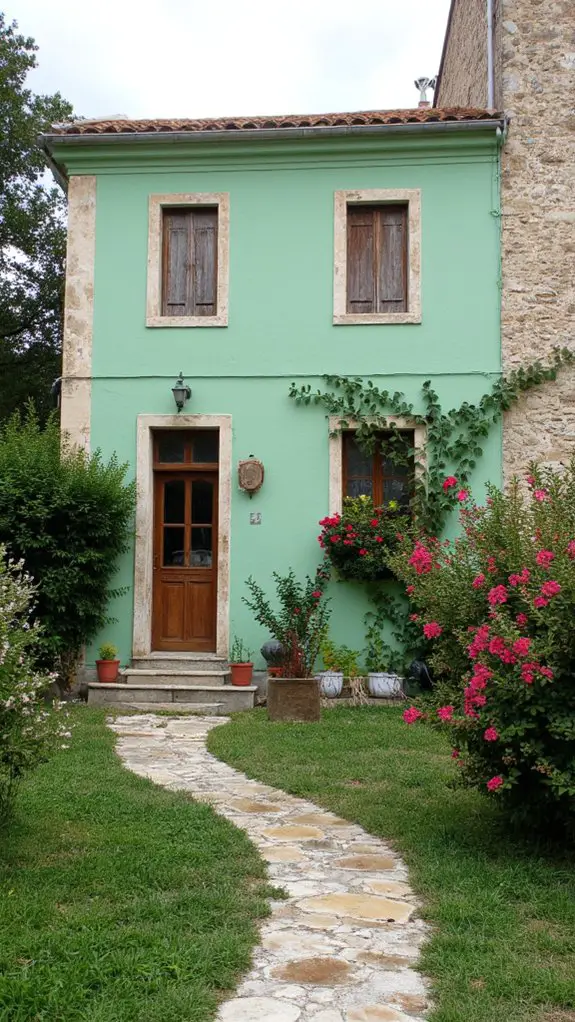 tranquil seafoam green oasis