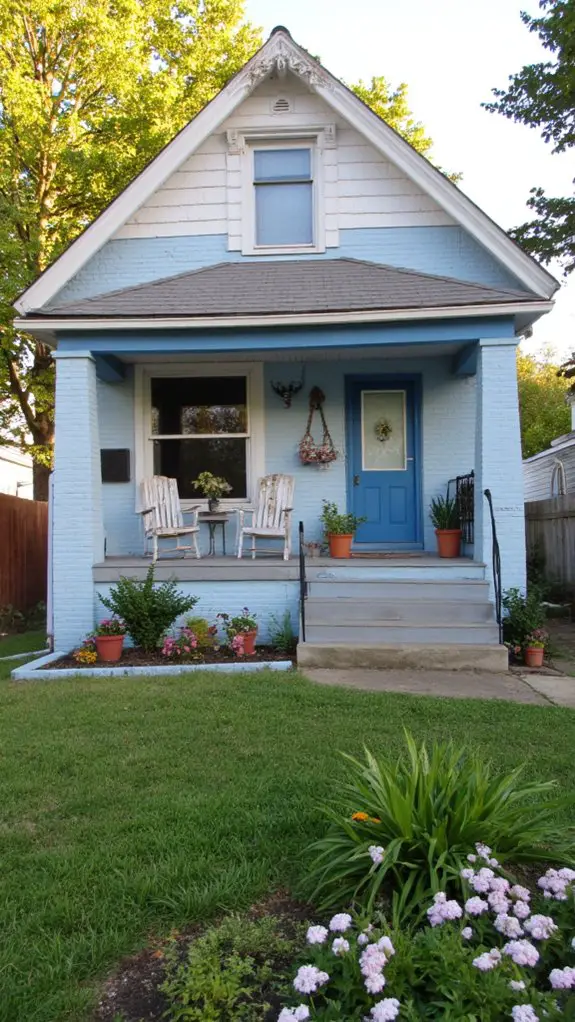 tranquil sky blue ambiance