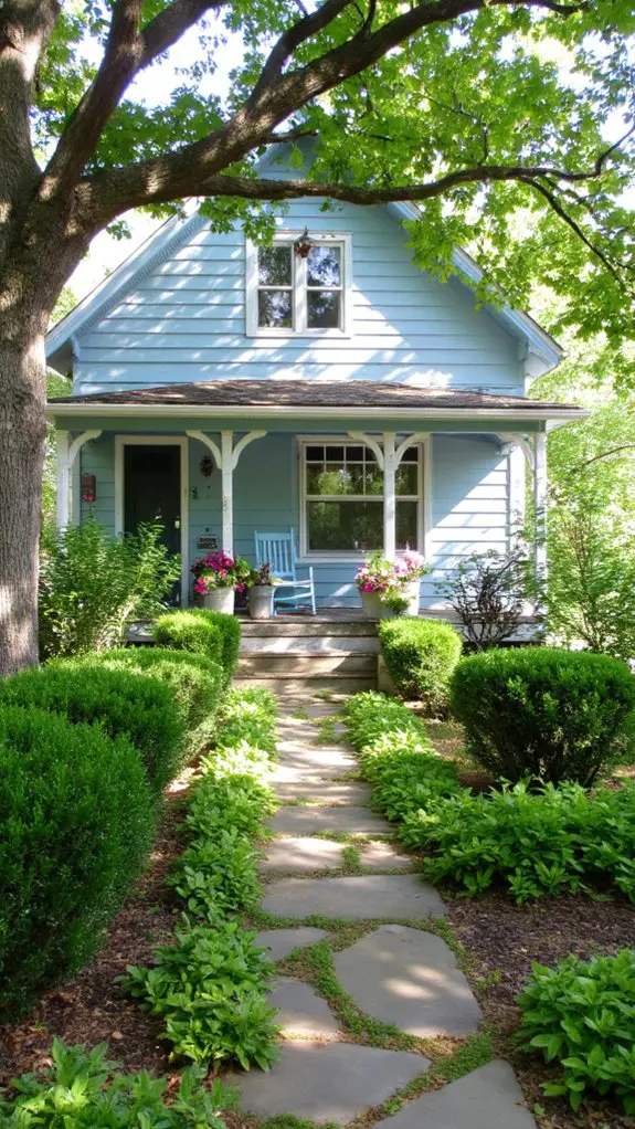 tranquil soft blue retreat