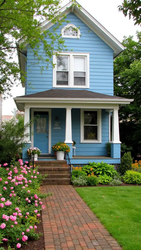 tranquil soft sky blue