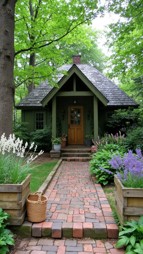 tranquil woodland cottage retreat