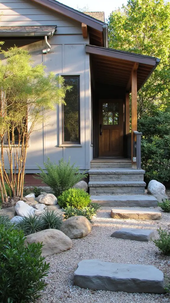 tranquil zen rock gardens