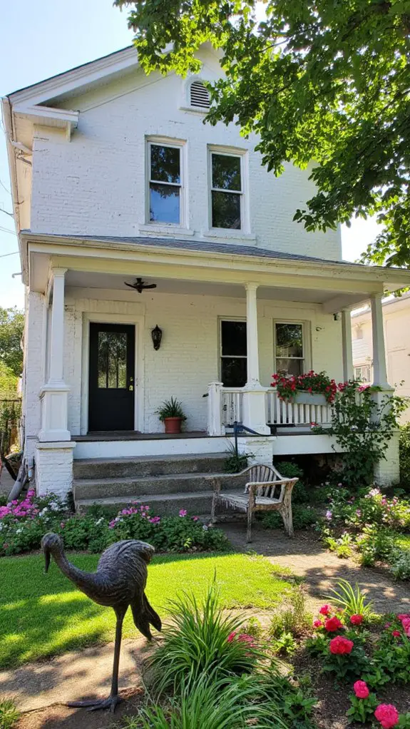 transform exterior with sculptures