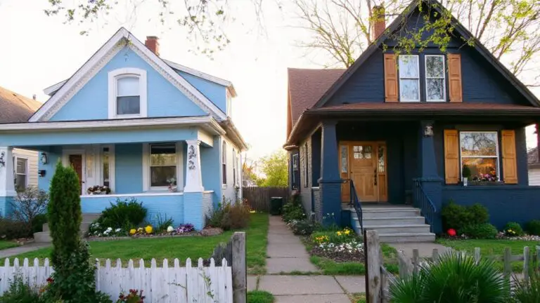 transformative blue house exteriors