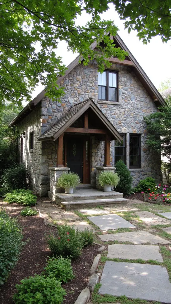 transformative gray stone mosaics