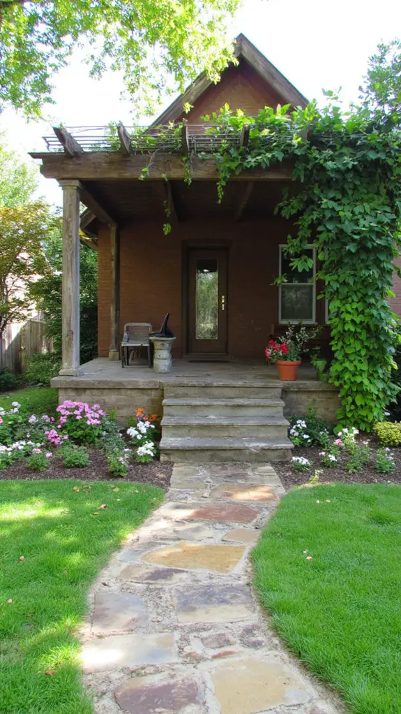 trellis enhances outdoor appeal