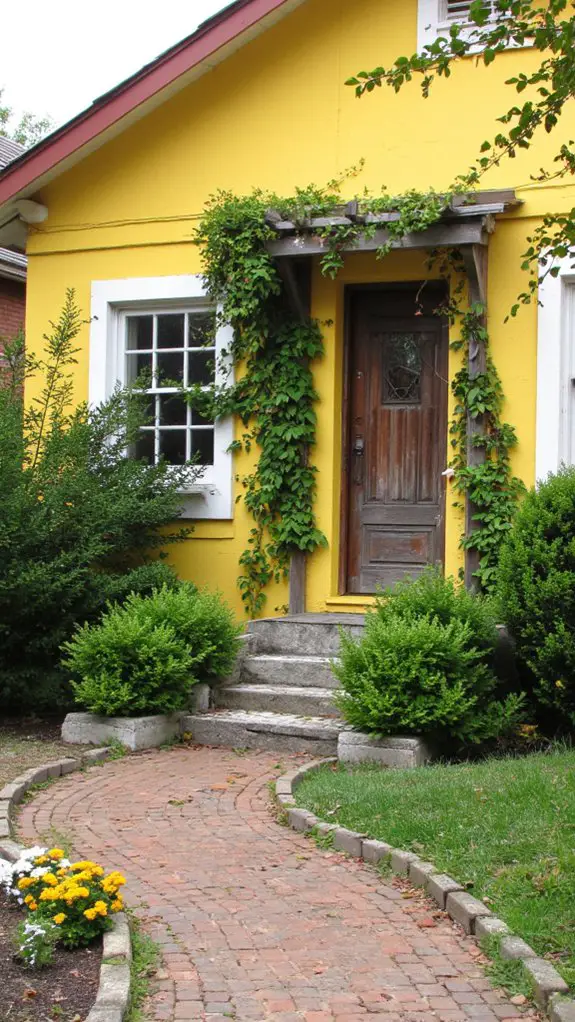 trellis enhances vibrant exterior