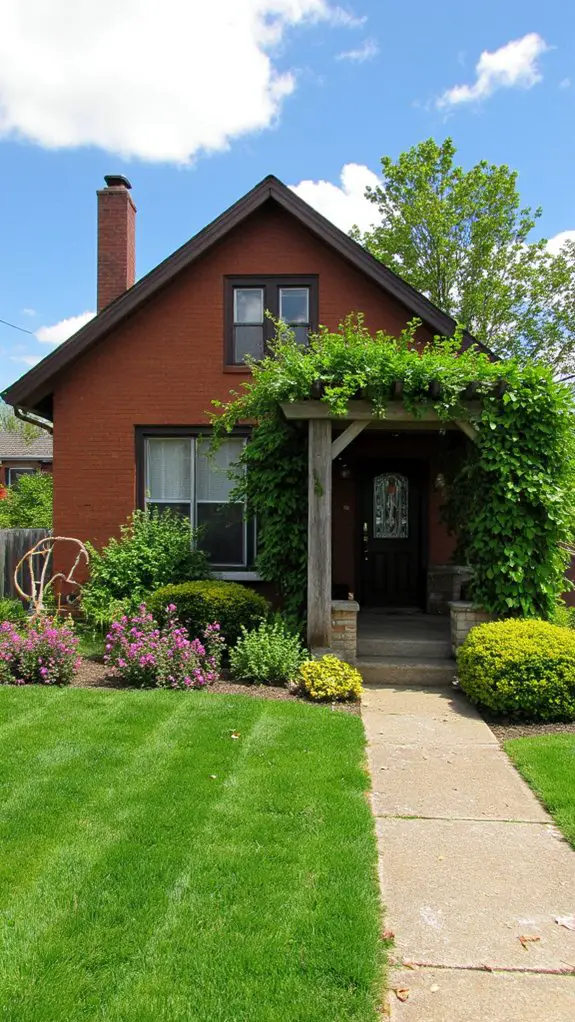 trellis with fast growing vines