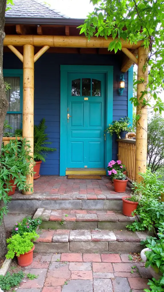 turquoise and bamboo harmony