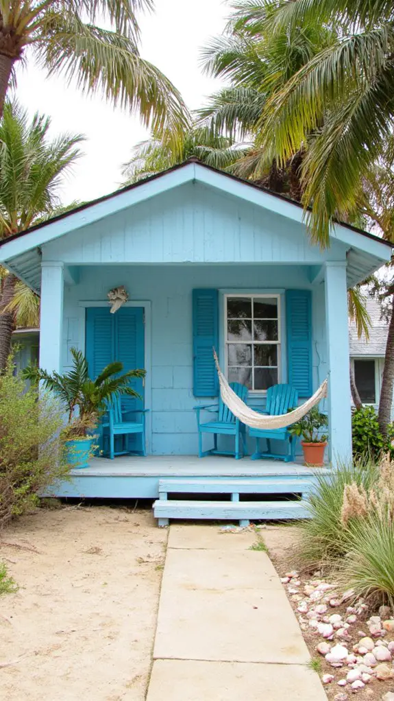 turquoise beach house serenity