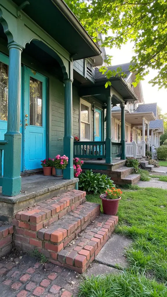 turquoise entrance cozy embrace