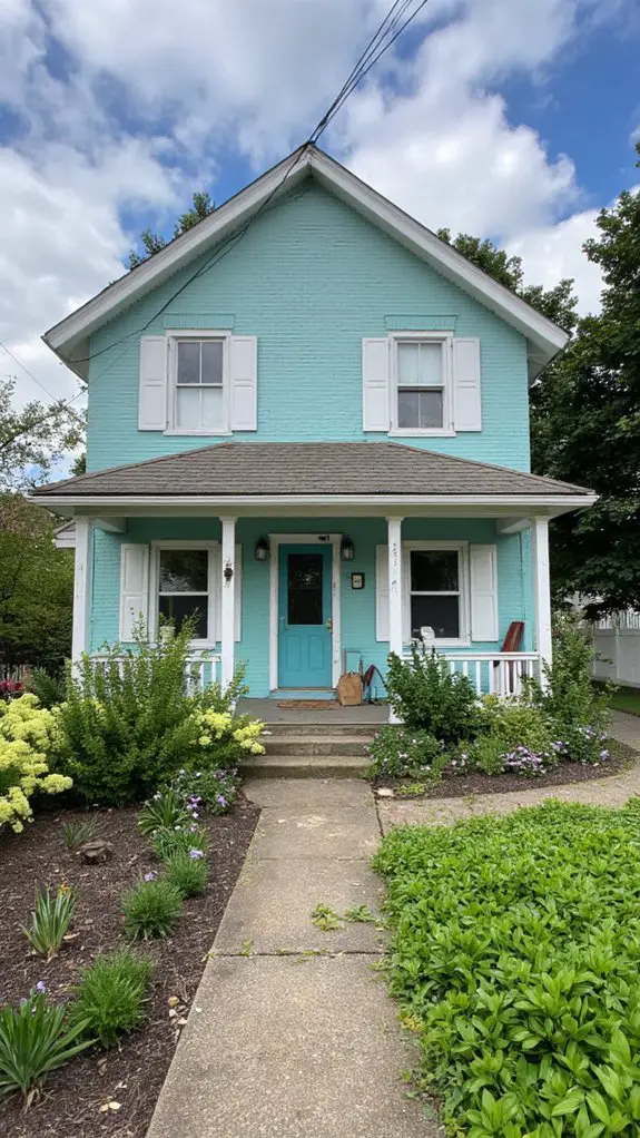 turquoise garden pathway charm