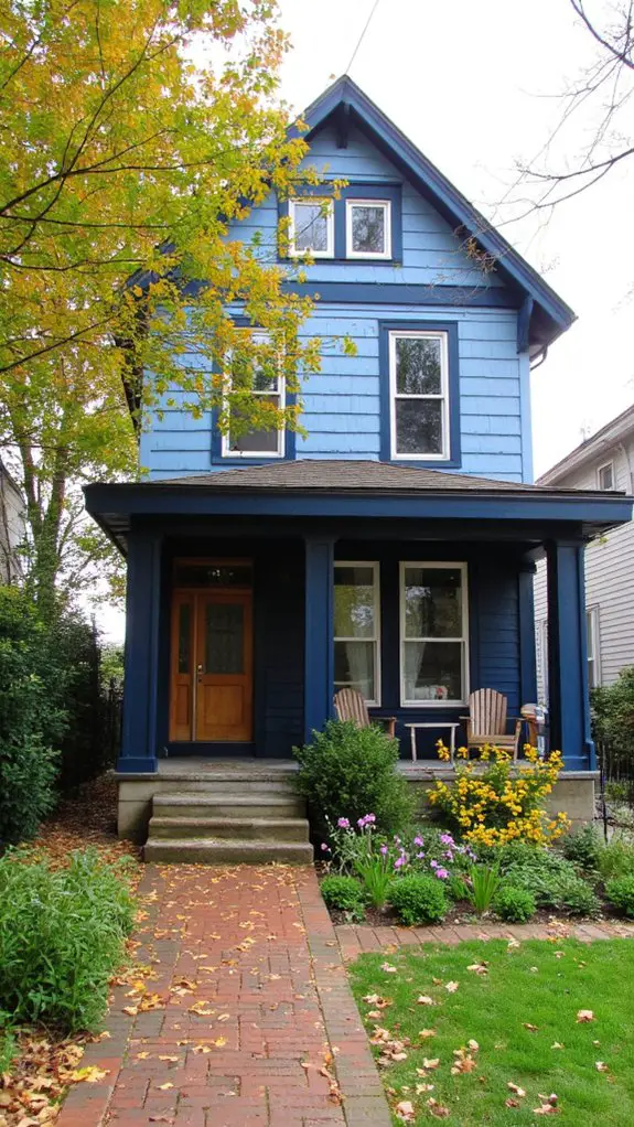 two tone blue sophistication