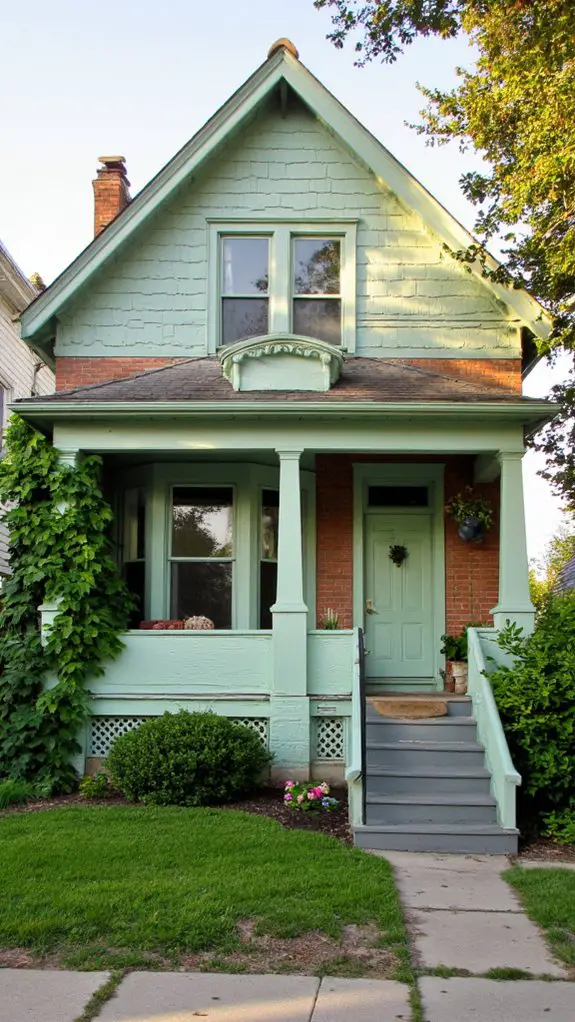 two tone exterior color scheme
