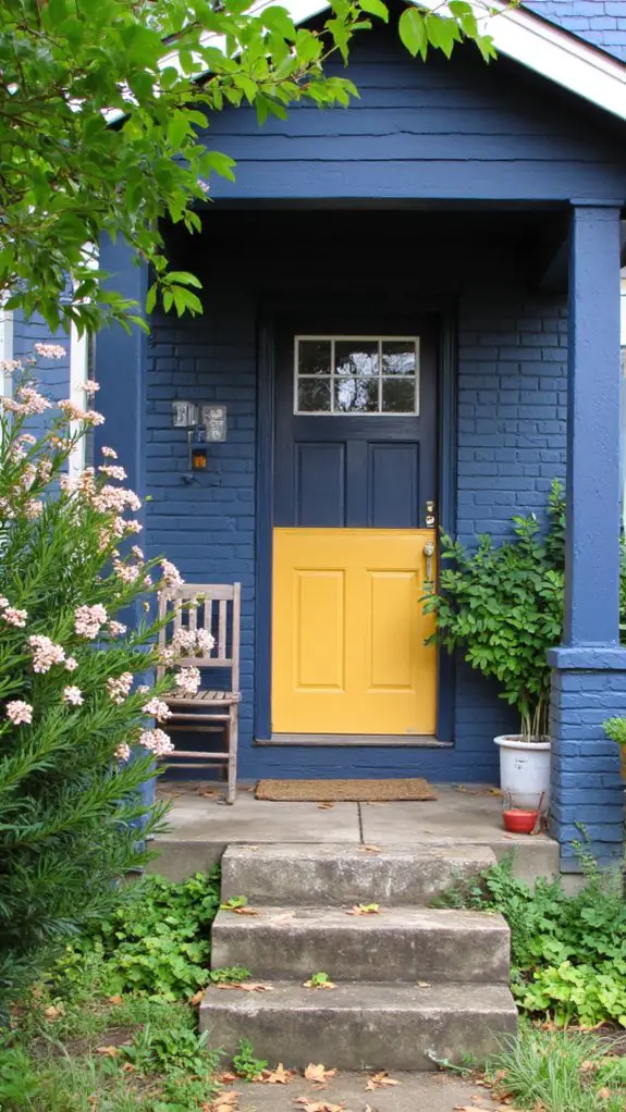 two toned door design inspiration