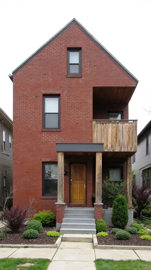 unique brown brick patterns