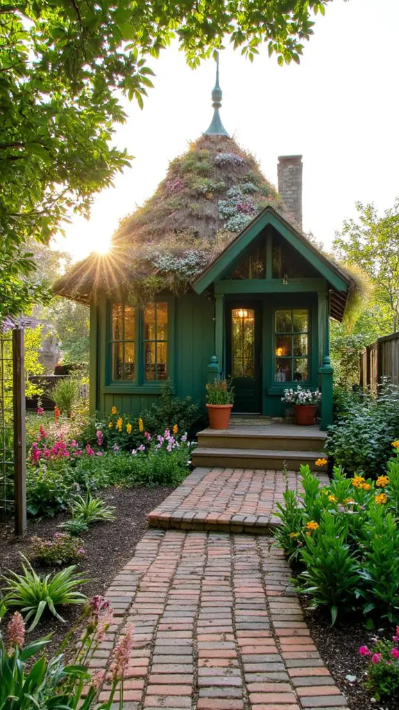 unique custom green house features