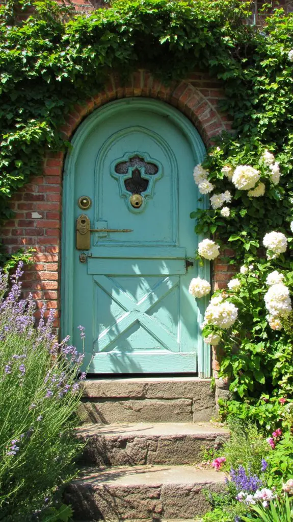 unique entrance enhances aesthetics