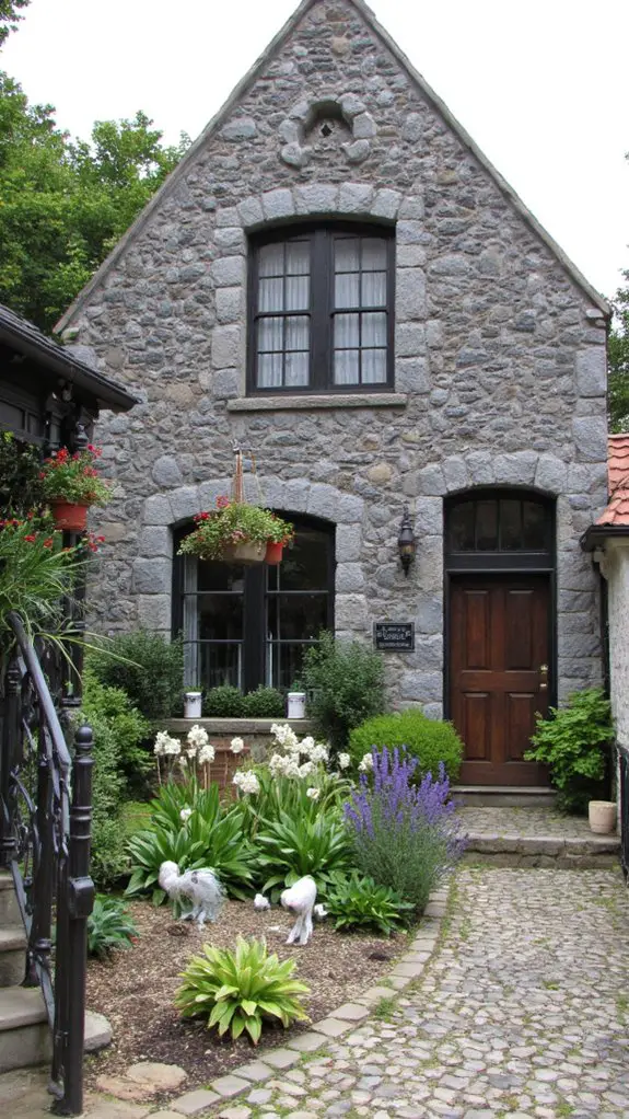 unique gray stone design