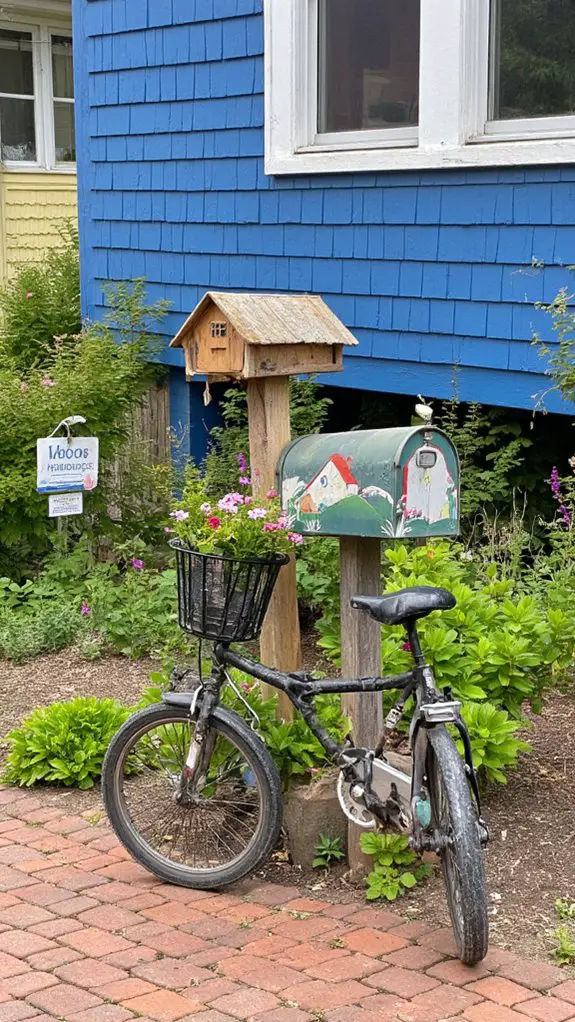 unique vintage mailbox charm