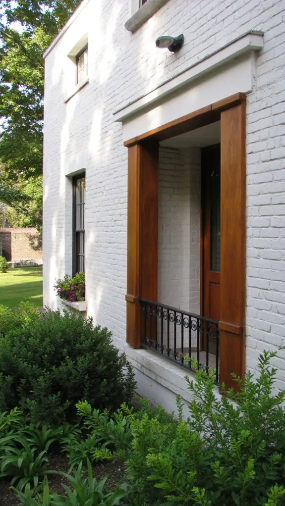 unique wood infused facades enhance