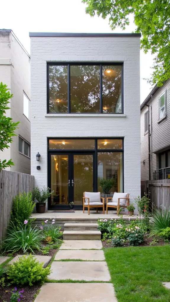 urban tranquility in gray