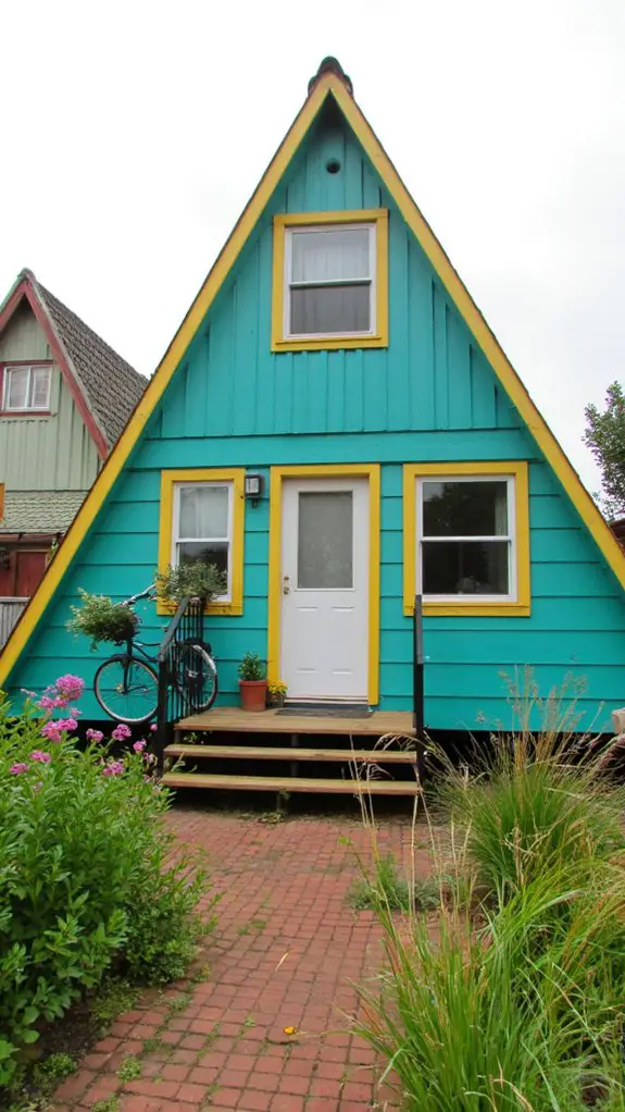 vibrant a frame architectural charm