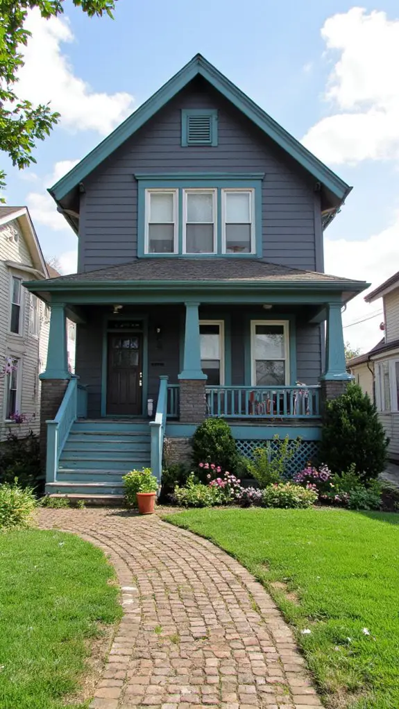 vibrant aqua sophisticated charcoal